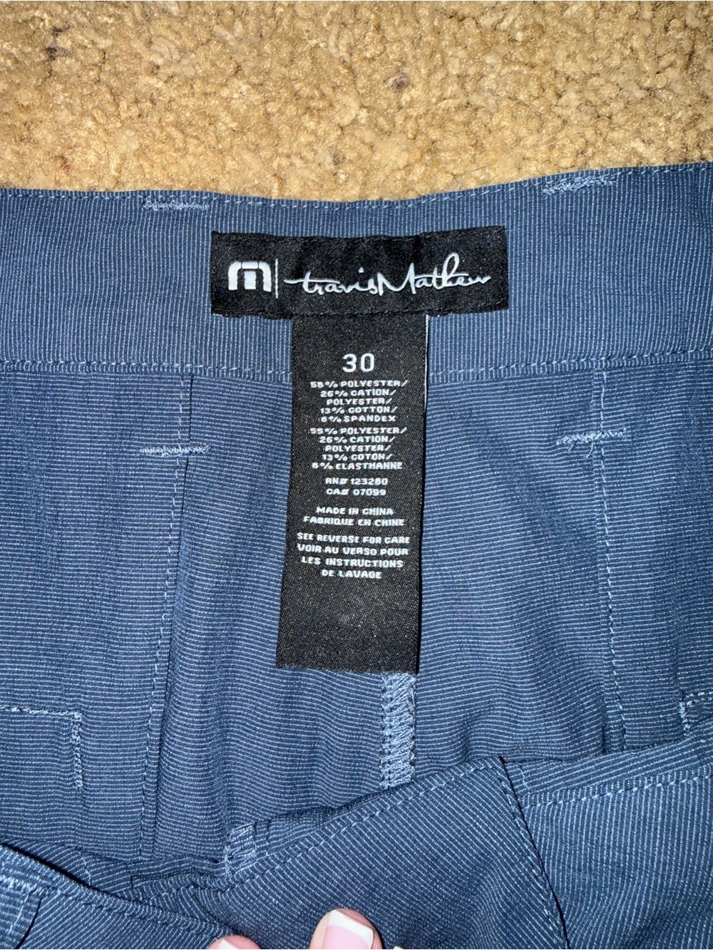 Travis Mathew Men's Shorts in Slate Blue